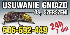 OSY SZERSZENIE - opolskie, śląskie 606-692-449 (7 dni w tygodniu)