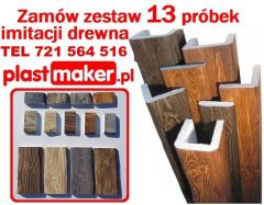 belki rustykalne sufitowe maskownice NA WYMIAR drewna fake wood elastyczna deska