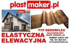 NOWOŚĆ - Elastyczna luksusowa elastyczna deska MEGA FORMAT/  4,5 długości i 29 cm szer. Imitacja dre