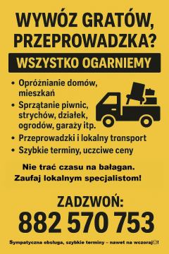 Montaż, demontaż, przewóz mebli