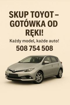 Skup Toyot Opole Każdy model, każde auto! Gotówka od ręki! Opolskie