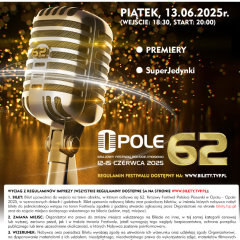 bilet 62 Festiwal Opole 2025