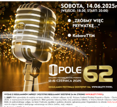 bilet 62 Festiwal Opole 2025
