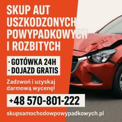 Skup aut powypadkowych Opole /Opolskie, auto bez OC skup