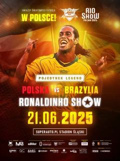 2 x Ronaldinho Show Polska - Brazylia Chorzów Piłka nożna Bilety
