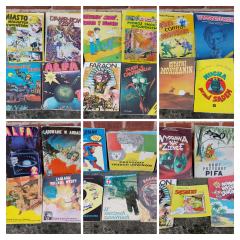 Komiksy stare PRL, 45 szt.