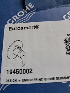 Bateria prysznicowa Grójec Eurosmart z metalową dzwignią