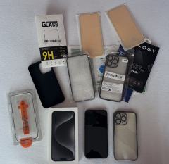 Iphone 15 Pro Max Black Titan 256GB + etui i szkła