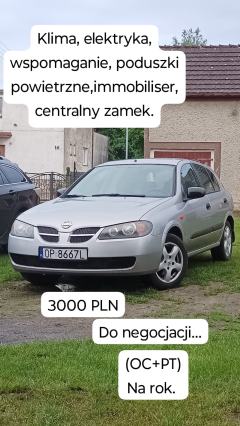 Nissan Almera 1,5 benzyna 