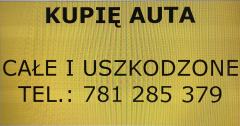Skup aut całych i uszkodzonych tel. 781285379