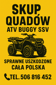 SKUP QUADÓW QUAD QUADY ATV