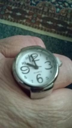 zegarek na palec z bransoletką