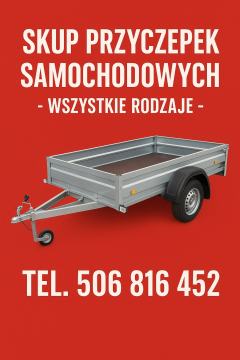 SKUP PRZYCZEPEK SAMOCHODOWYCH LEKKICH TOWAROWYCH SAM LAWET