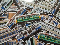 Magnesy pociągów na lodówkę- Magnesiki-Kolejowe