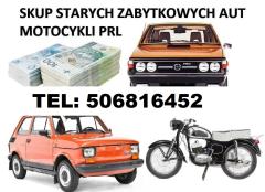 KUPIĘ STARE ZABYTKOWE MOTOCYKLE MOTOROWERY MOTORY PRL SAMOCHODY PRL