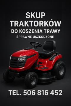 SKUP TRAKTORKÓW DO KOSZENIA TRAWY TRAKTORKI TRAKTOREK 