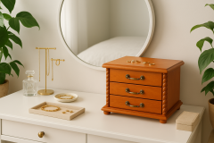 Drewniana szkatułka