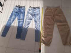 Spodnie jeansowe damskie na 163cm Cena za 3szt