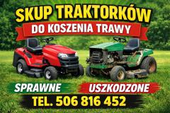 SKUP TRAKTORKÓW DO KOSZENIA TRAWY TRAKTORKI TRAKTOREK OGRODOWY