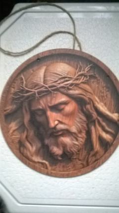 rustykalny znak Jezusa