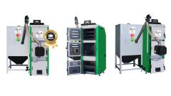 Kocioł DrewKo Hybrid 12kW - dwupaliwowy kocioł na drewno i pellet