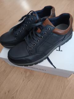 Półbuty skórzane męskie