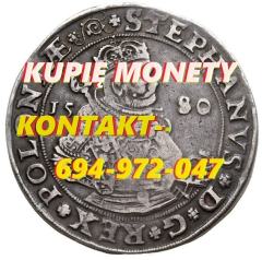 KUPIĘ MONETY KOLEKCJE monet srebrne,złote,okolicznościowe