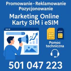 501047223 Karty SIM i eSIM Polska oraz zagraniczne Opole szybka dostępność