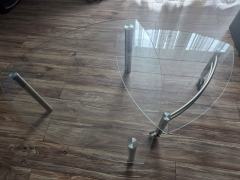 Stolik (Kawowy) szklany rozkładany