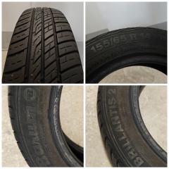 Komplet 4 opon 155/65 R14