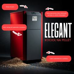 Kocioł ELEGANT 27 kW - ogrzewanie na pellet 