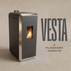 Piecyk na pellet VESTA 15 kW  z płaszczem wodnym 