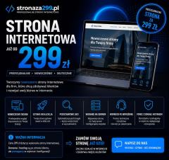 Strona internetowa już od 299 zł | Faktura