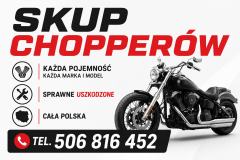 SKUP MOTOCYKLI TYPU CHOPPER CRUISER 