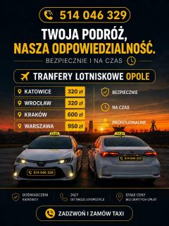 Transfery lotniskowe ? Przewóz osób ? Ekspresowe dostarczanie przesyłek?