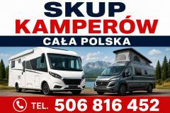 SKUP KAMPERÓW KAMPER KAMPERY -KAŻDA MARKA I MODEL!
