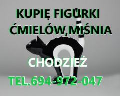 KUPIĘ FIGURKI FIRMY ĆMIELÓW,MIŚNIA,WAŁBRZYCH