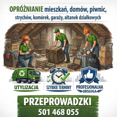 Wywóz Mebli z Mieszkań Domów Opróżnianie Przeprowadzki 
