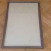 Rama drewniana do obrazu z oszkleniem wym. zew. 96cm x 68cm