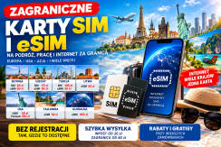eSIM Opole od 40 PLN: Polska, Estonia, Tajlandia, Litwa, USA, Global
