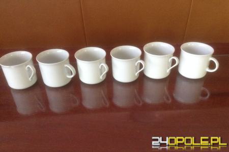 Zestaw 6 szt porcelanowych filiżanek do espresso.
