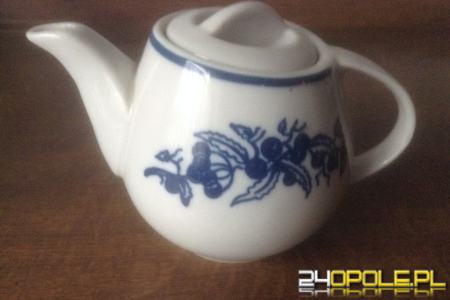 Czajniczek/imbryk porcelanowy sygnowany LUBIANA.