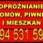 Opróżnianie mieszkań, magazynów (utylizacja starych mebli)