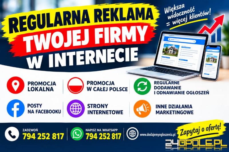 REGULARNA REKLAMA TWOJEJ FIRMY W INTERNECIE