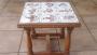 Taboret z liitego drewna