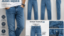 Męskie spodnie jeans niebieskie rozmiar 54 120PLN