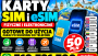 PROMOCJA Opole Karty SIM i eSIM gotowe do użycia duży wybór krajów zapytaj o dostępność