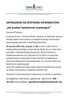 "Jak uzyskać świadczenie wspierające" - spotkanie informacyjne