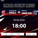 OK Kolejarz Opole vs Landshut Devils na Stadionie Żużlowym