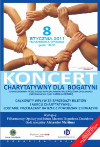 KONCERT CHARYTATYWNY DLA BOGATYNI